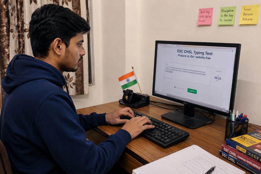 SSC CHSL Typing Test 2026 - Free Typing Practice Online